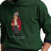 Polo Ralph Lauren Hoodie Size M Vintage Pine Holiday Bear