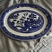 Wood and Sons Woods Ware BLUE WILLOW Platter