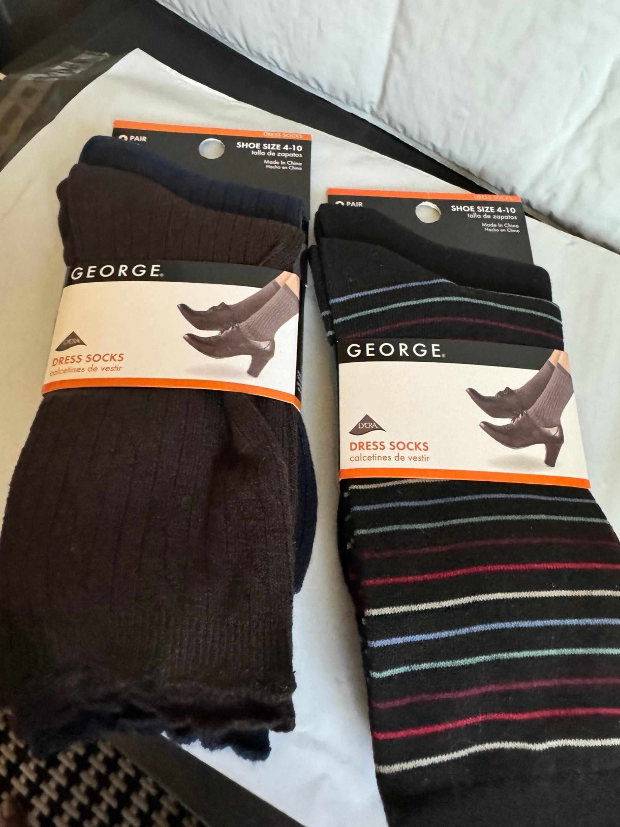 GEORGE WOMENS DRESS SOCKS