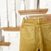 BDG Dipped V Wide Leg Jeans Mustard Yellow Cotton High Waist Denim Size 29