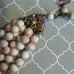 Vintage Jewelry Moonglow Flower Brooch White Angel Skin Coral Bead Necklace