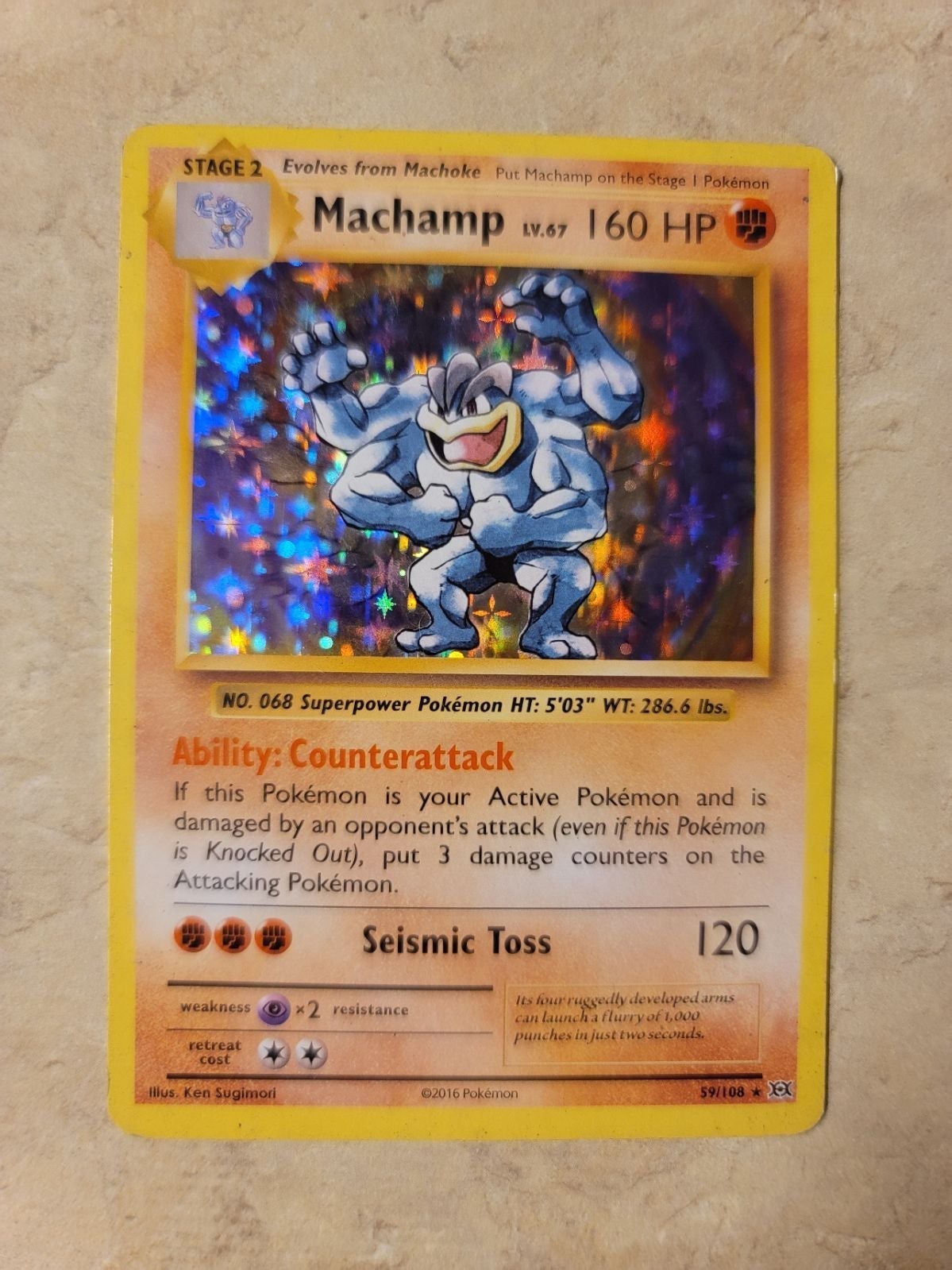 Pokémon Machamp 1st ed.