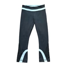 Lululemon Athletica Gray Cropped Athletic Capri Leggings