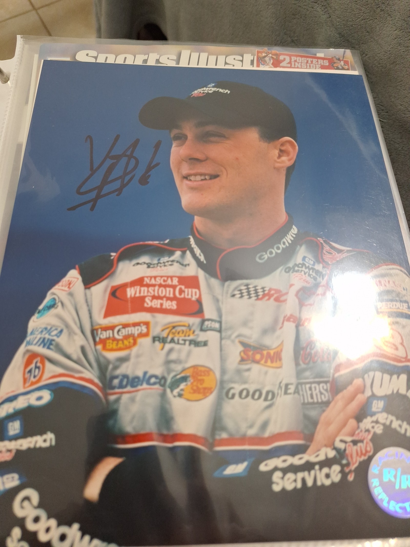 Kevin Harvick autograph 8x10 picture