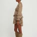 O.P.T Hilo layered floral print chiffon elevated ruffle detail mini dress