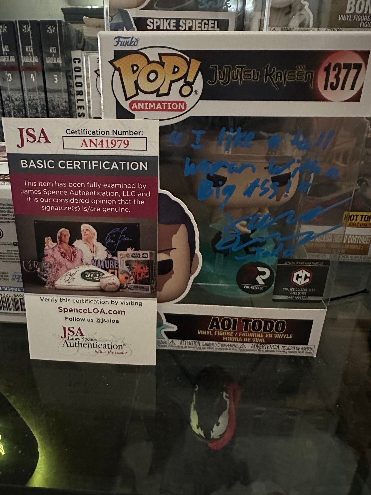 Limited Edition Aoi Todo Funko Pop - Signed & JSA Certified