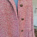 Overcoat red tweed