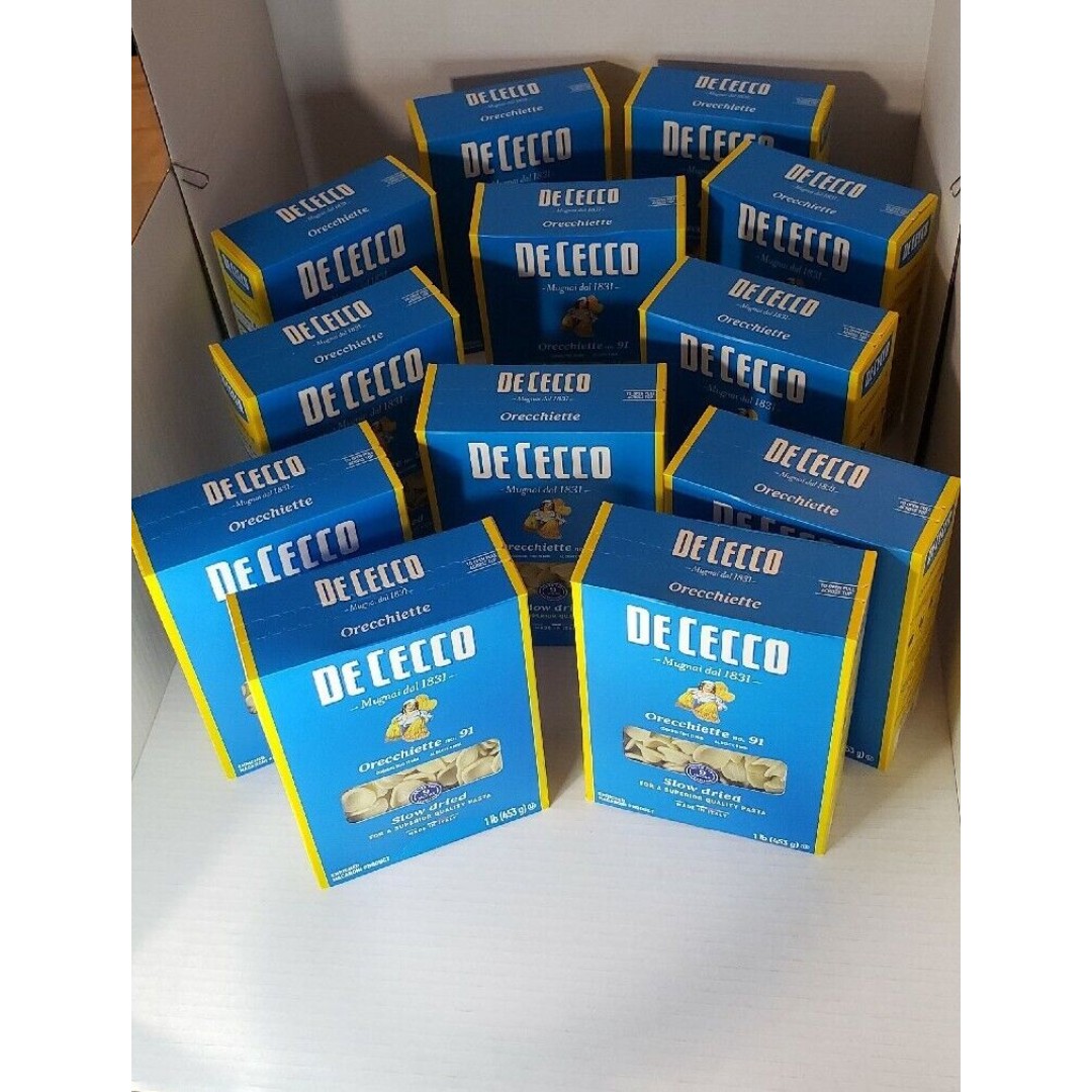 De Cecco Pasta Orecchiette 16 oz Case of 12 Qty