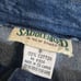 Vintage Saddlebred Jean Denim Long skirt 100% cotton deep pockets back slit sm