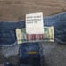 Vintage Saddlebred Jean Denim Long skirt 100% cotton deep pockets back slit sm