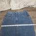 Vintage Saddlebred Jean Denim Long skirt 100% cotton deep pockets back slit sm