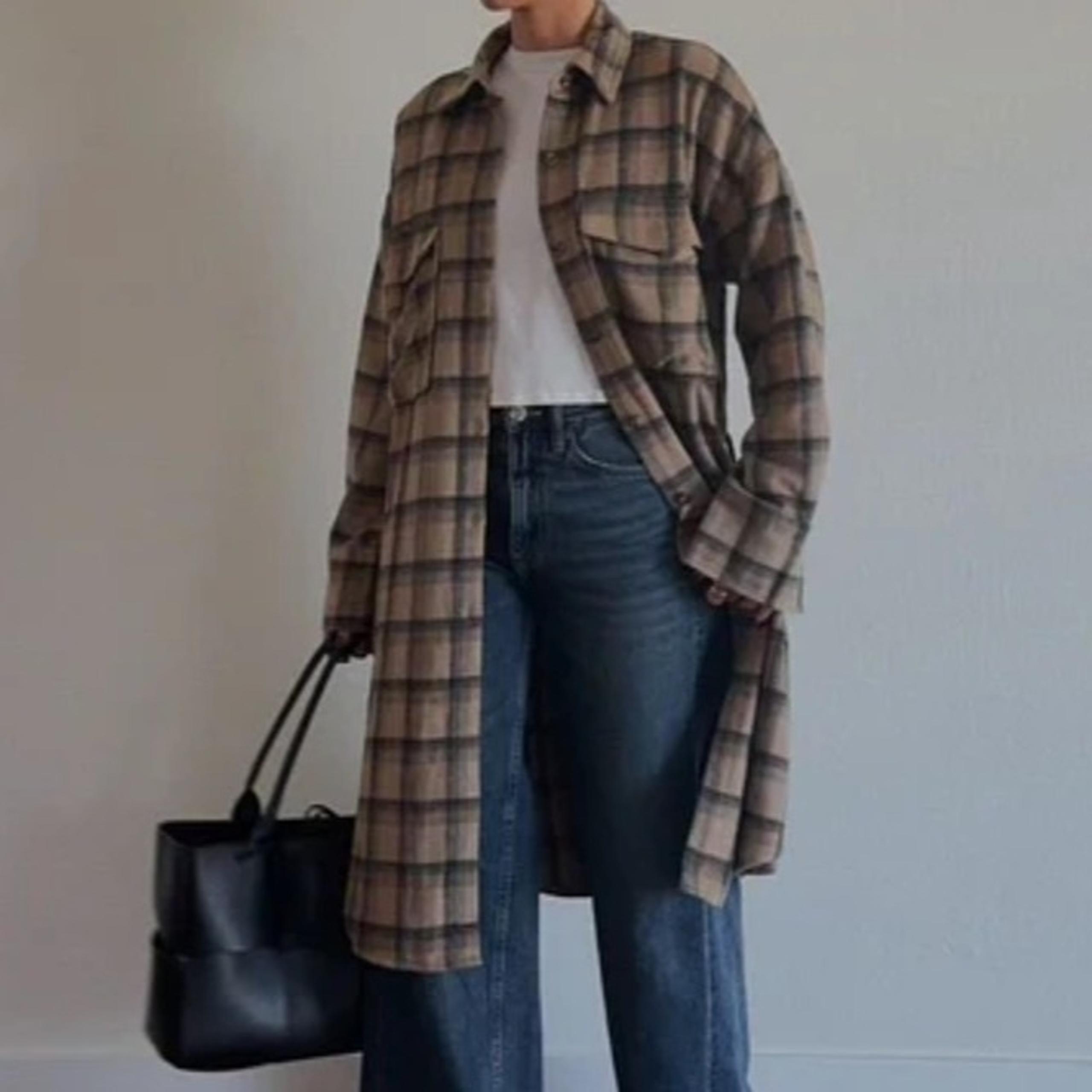 Flannel Duster Jacket