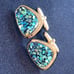 Vintage Koha Nephrite Jade Cuff Links New Zealand 1979 New In Case