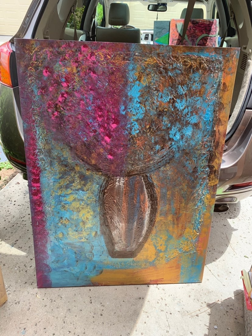 36x48” Acrylic With Texture