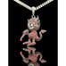 24 Cuban Chain - Gun Finish Red Devil