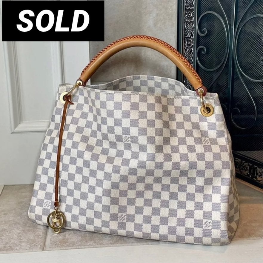 Louis Vuitton Artsy MM Damier Azur Print