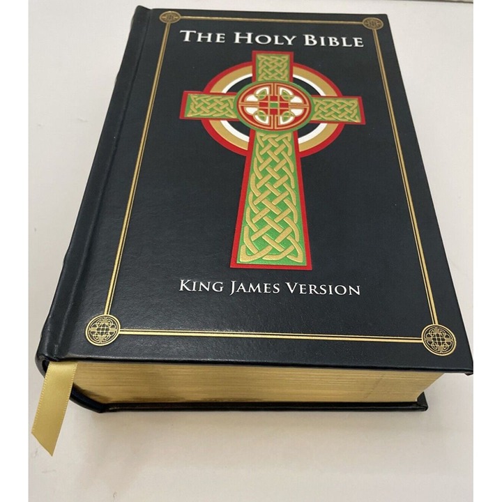 The Holy Bible King James Version KJV Leather-Bound Canterbury Classics - NEW