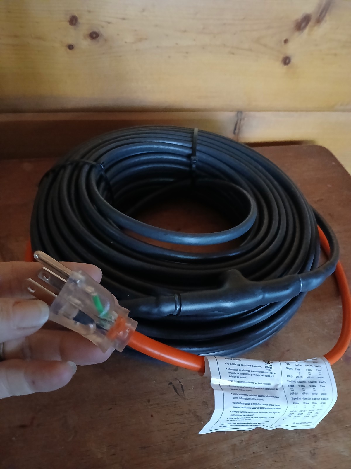 Intertek 30 Foot Pipe Heating Cable 300w