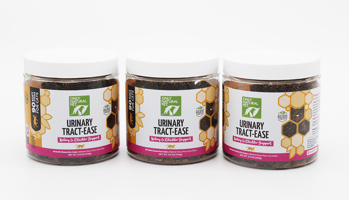 Only Natural Pet, Urinary Tract-Ease, 90 Soft Chews for Cats, 3 Containers!