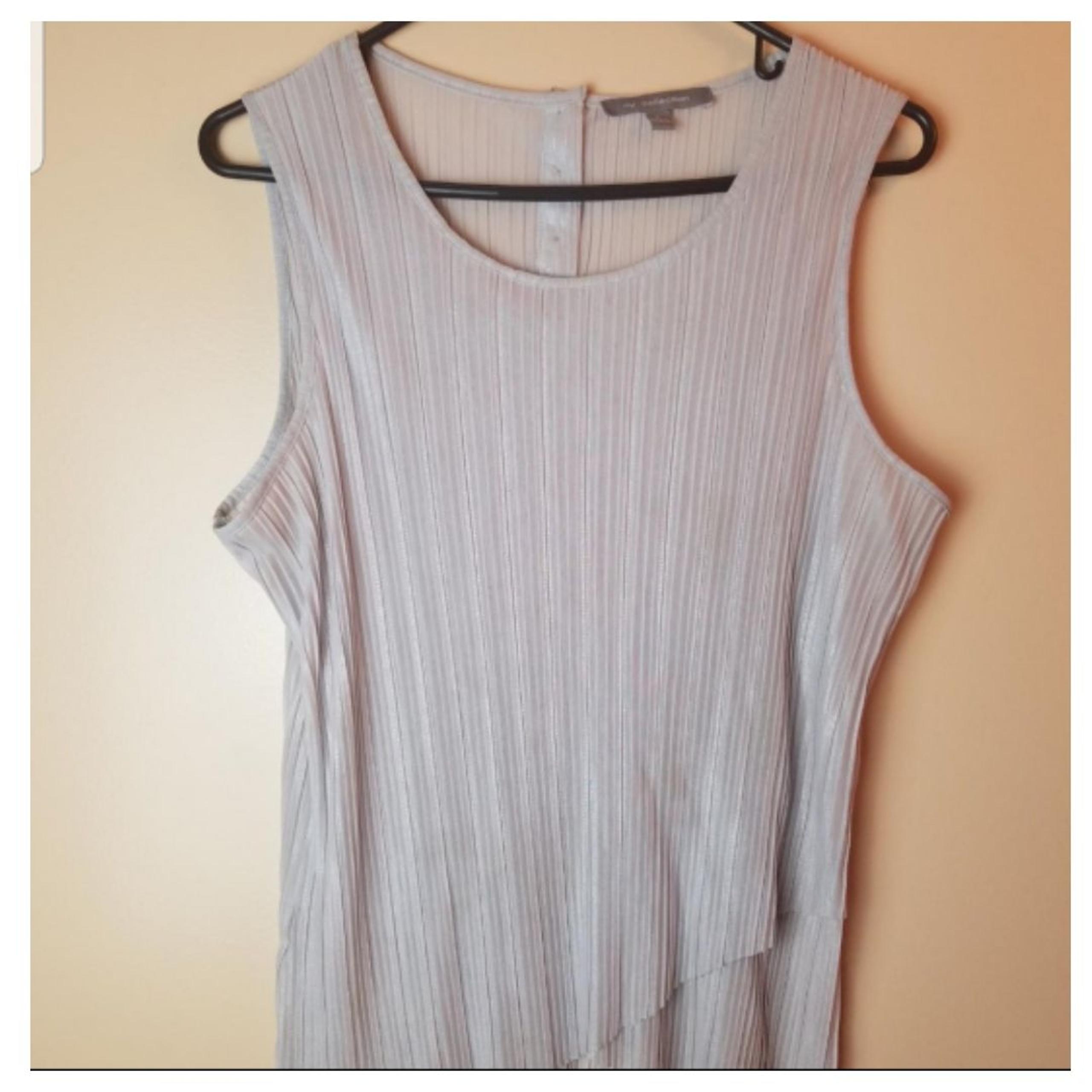 NY Collection Silver grey Tank Top