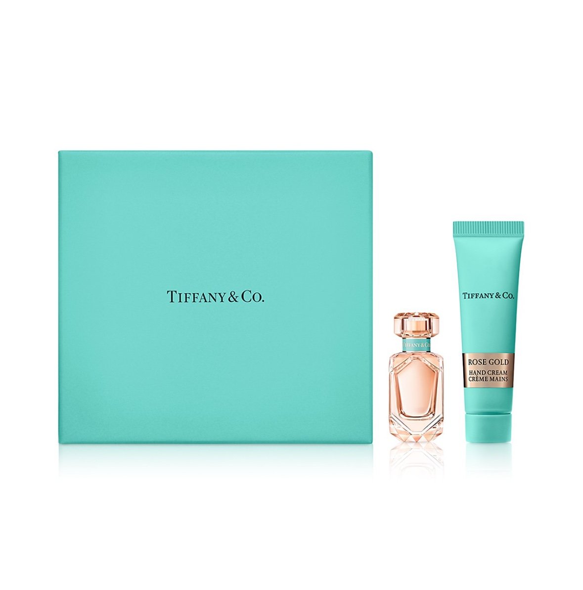 TIFFANY Co LOVE rose gold set parfum hand cream women x2