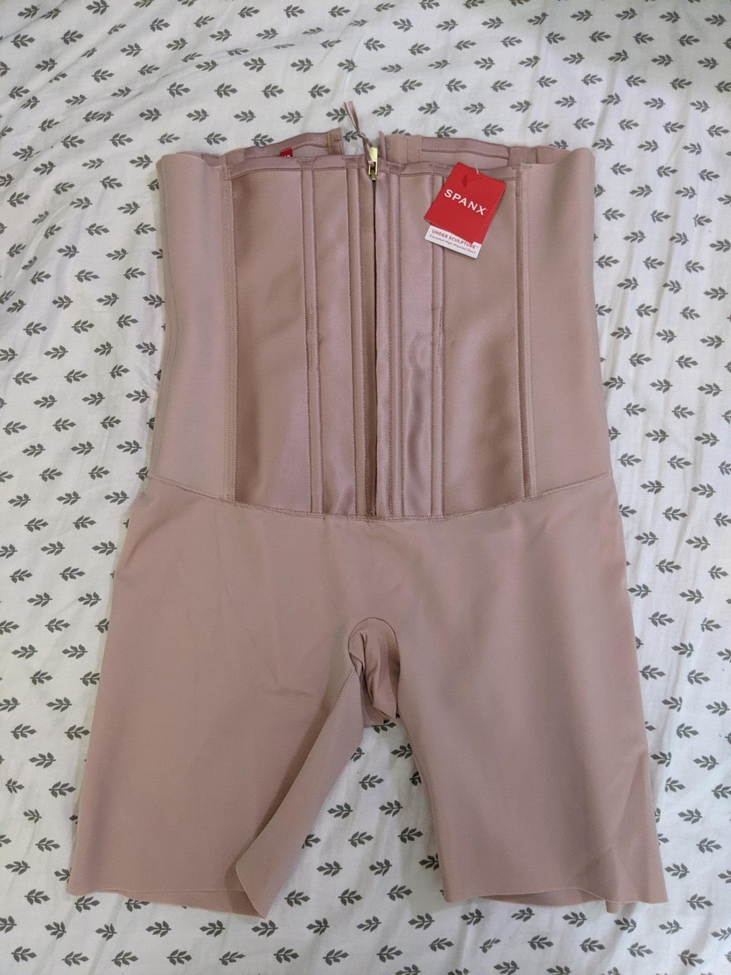 Spanx Underscuplture Corseted High-Waisted Short