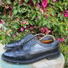 Vintage Florsheim Imperial Shell Cordovan Oxford Leather Shoes
