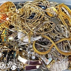 Junk Drawer Jewelry Lot Vintage and Newer Good & Bad 3 Pounds Lbs Treasure Hunt
