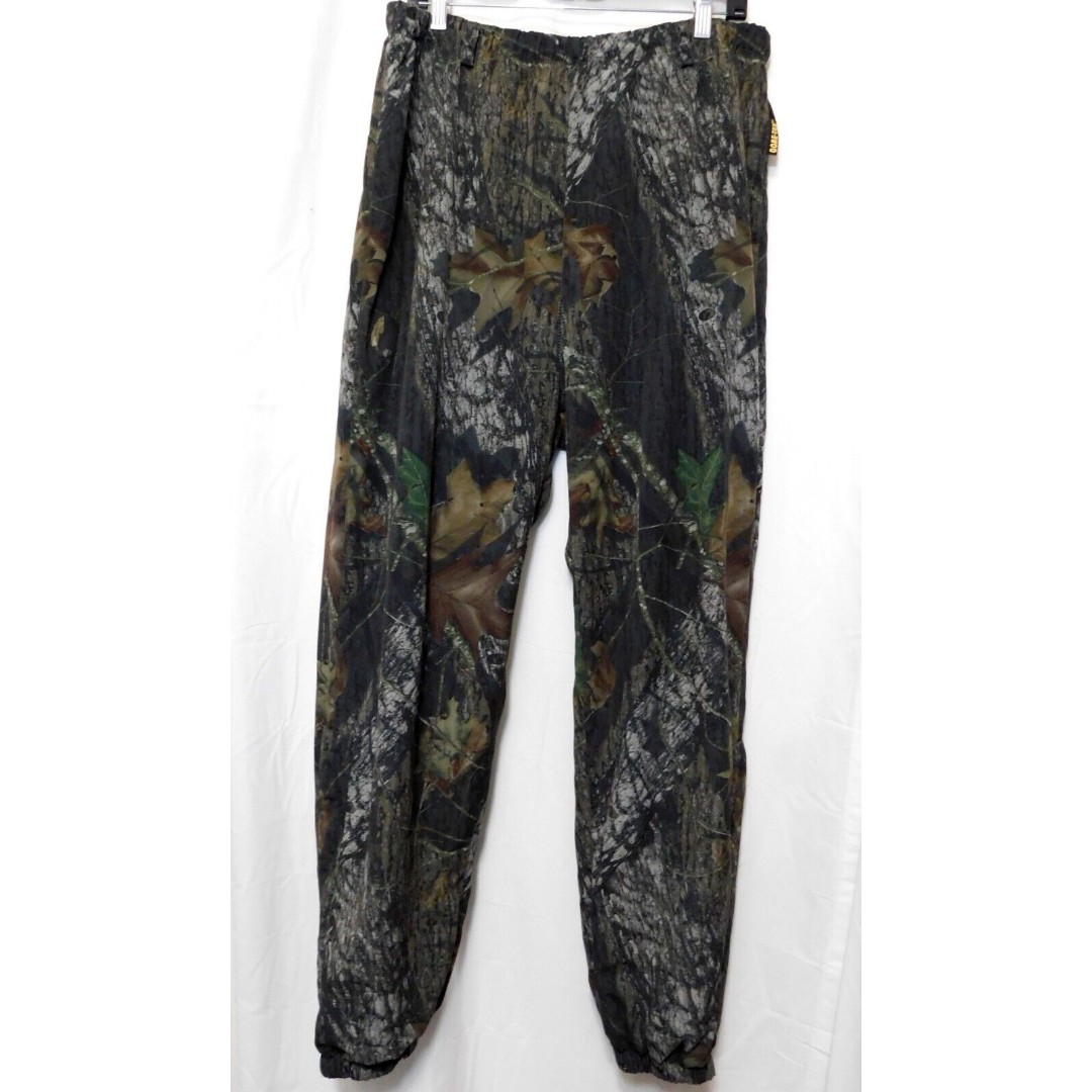Browning Goretex Lined Pants Mens XL Snap Zip Ankles Mossy Oak Camo Hunting FLAW