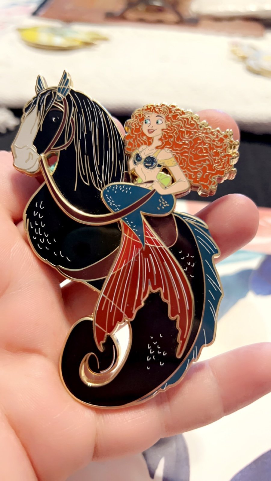 Fantasy Merida Brave Pin