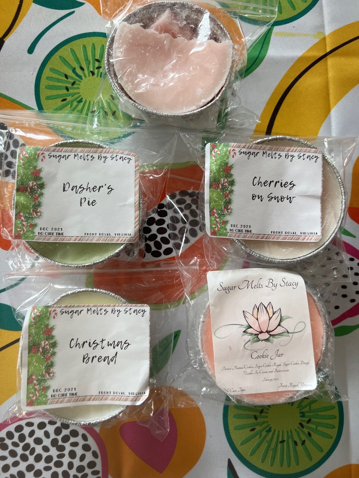 Vendor Wax Melts Destash Sugar Melts By Stacy Mixed Fragrances