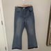 Gianni Bini High Rise Button Front Released Hem Light Wash Flare Jean Size 13