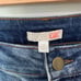 Gianni Bini High Rise Button Front Released Hem Light Wash Flare Jean Size 13