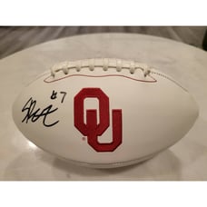 Spencer Rattler Autographed/Signed Football PSA/DNA Sticker Oklahoma Sooners
