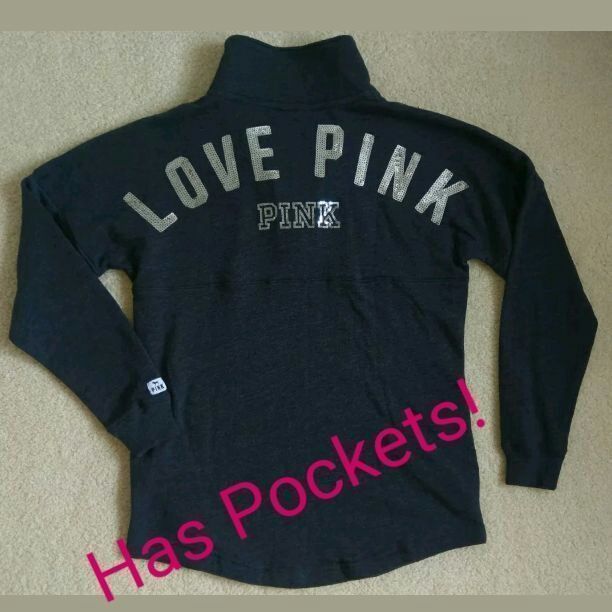 NWT XS VS LOVE PINK Bling Sweater