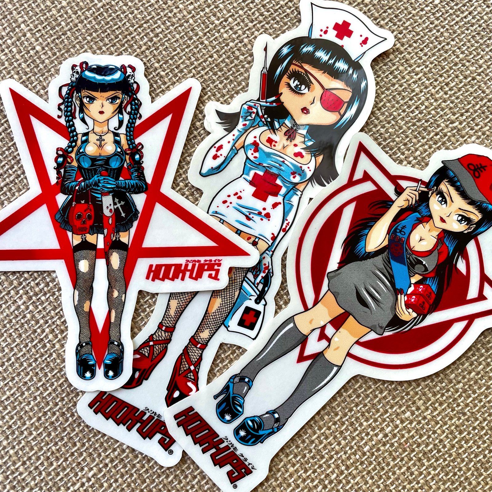 Hook-Ups Sticker Lot #2 | Authentic Hook-Ups Skateboards
