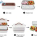 Children Hair Accessories Storage Gift Box & Electric Lunch Box Pack