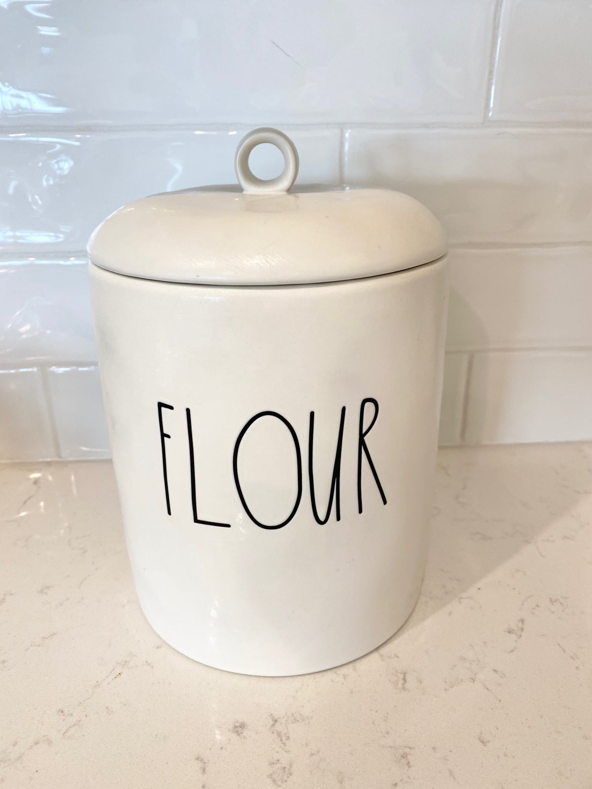 2019 rae dunn matte flour canister