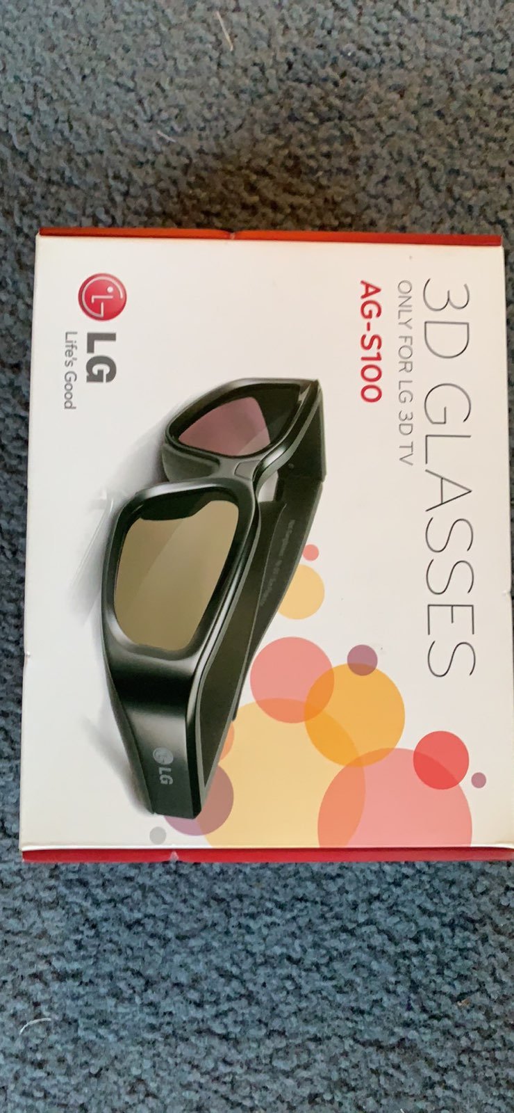 LG 3D Glasses for LG 3D TV - AG-S100