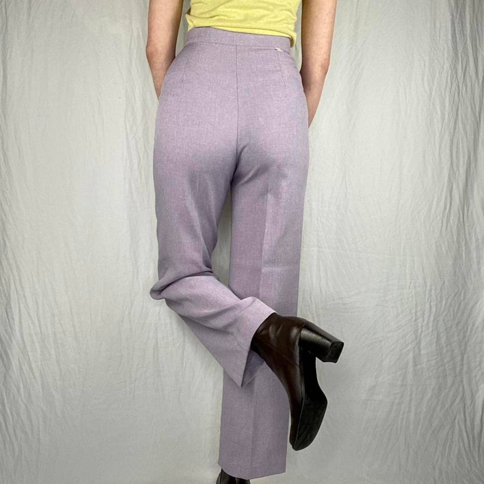 vintage 70s high waisted polyester