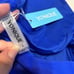 Yonique Royal Blue Stylish Ruched One Piece Swimdress Swimsuit Dress NWT Size L