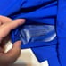 Yonique Royal Blue Stylish Ruched One Piece Swimdress Swimsuit Dress NWT Size L