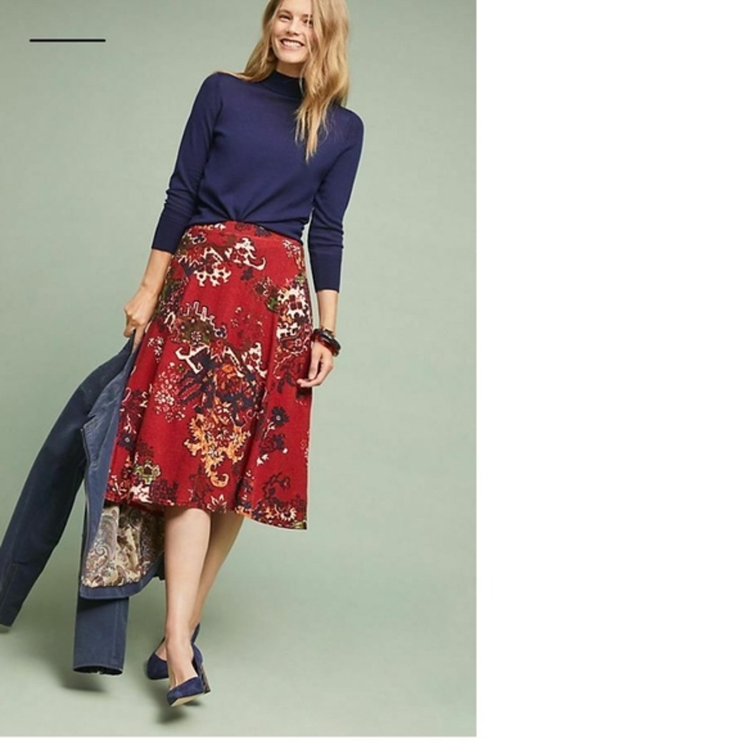 NEW Anthropologie Narberth A-Line skirt size S new with tag
