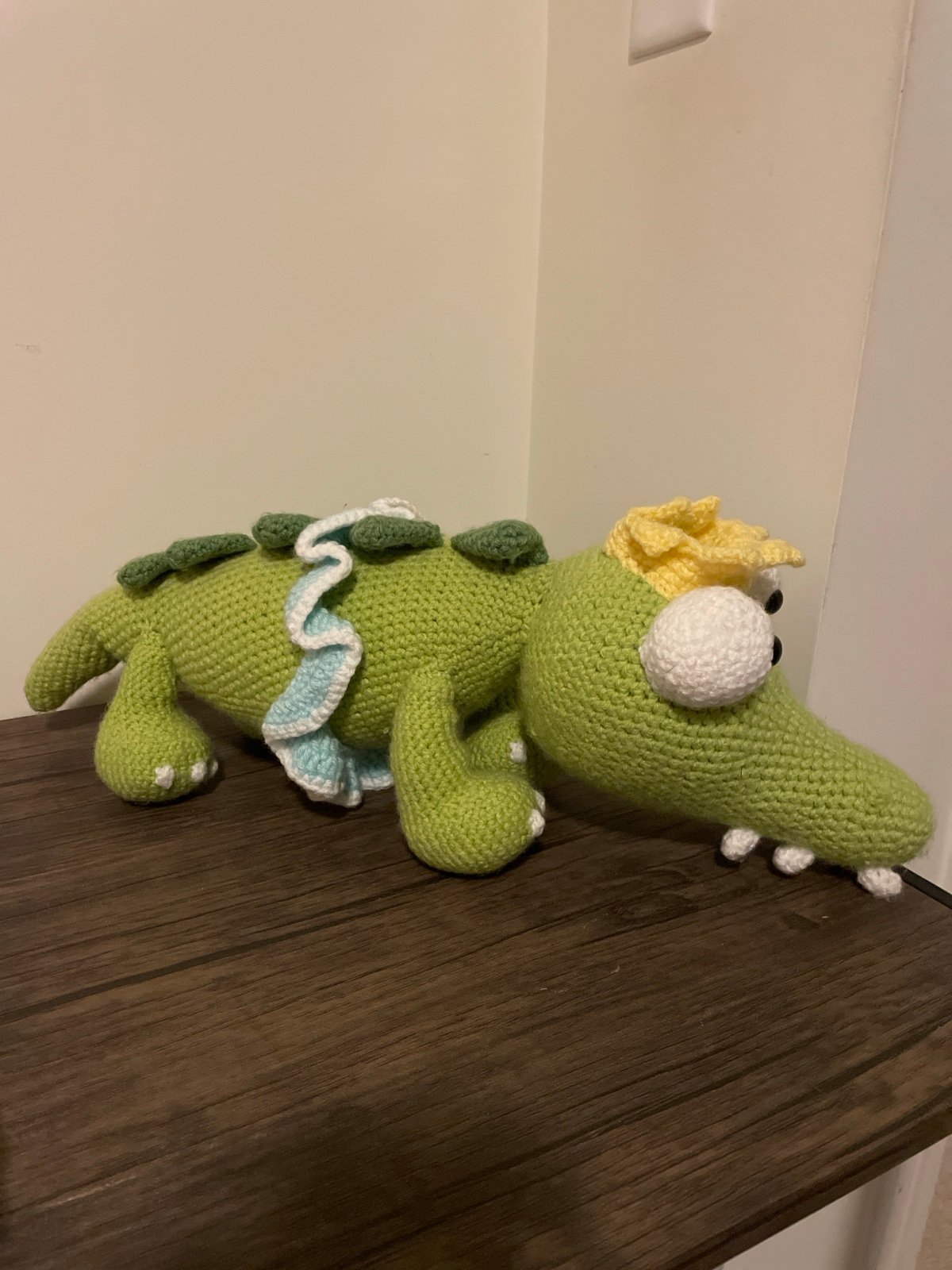 Handmade Crochet Alligator