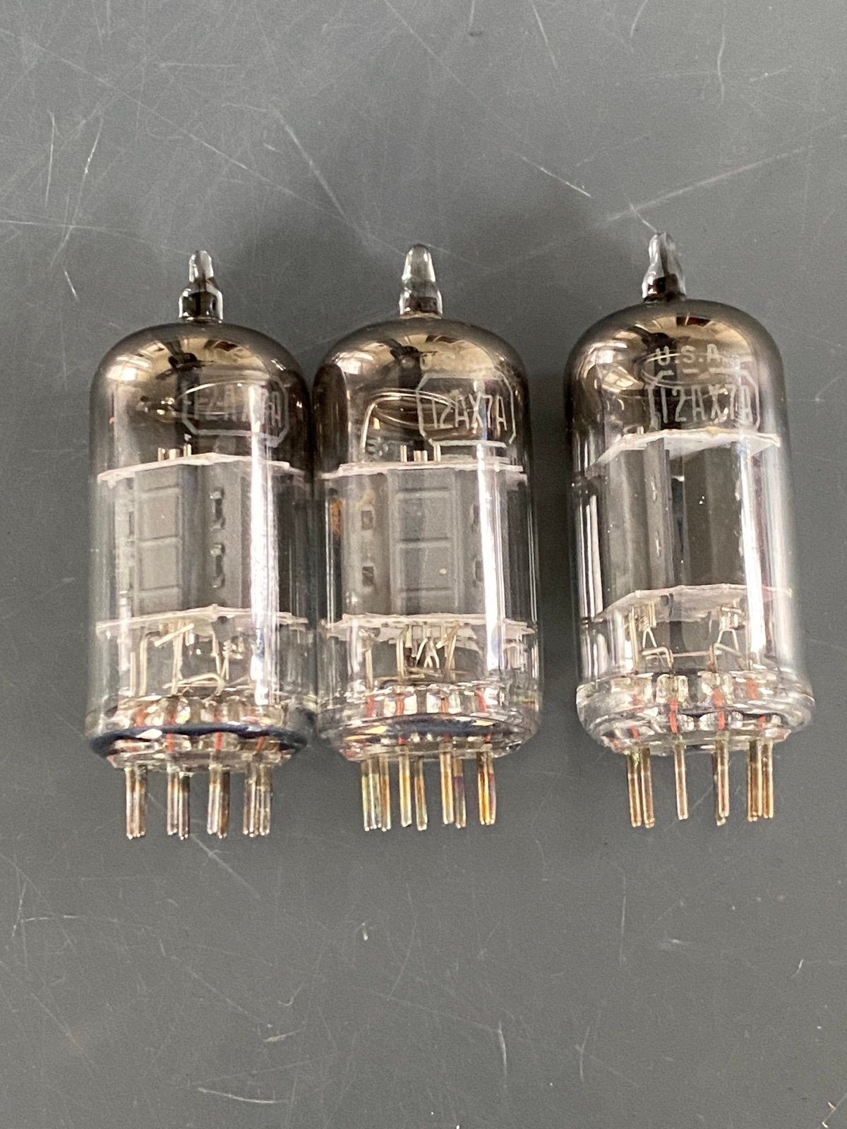 Set 3 - 12AX7A Matching Pair Set Preamp Tubes