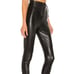 Majorelle Revolve Lexa Legging Black Faux Leather Lace Up Size Medium NWT