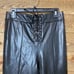 Majorelle Revolve Lexa Legging Black Faux Leather Lace Up Size Medium NWT