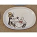 Vintage Mickey Mouse Minnie Mouse Goofy Donald Duck Oval Snack Plate Set 1990s