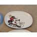 Vintage Mickey Mouse Minnie Mouse Goofy Donald Duck Oval Snack Plate Set 1990s