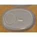 Vintage Mickey Mouse Minnie Mouse Goofy Donald Duck Oval Snack Plate Set 1990s